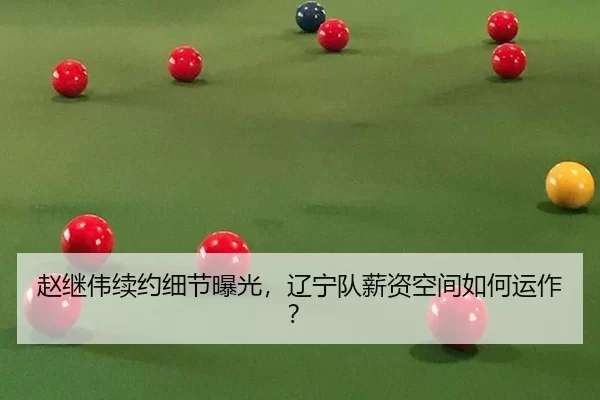赵继伟续约细节曝光，辽宁队薪资空间如何运作？